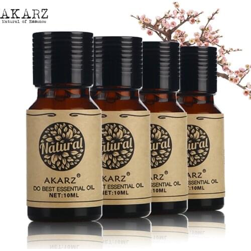 AKARZ Famous brand Musk Pine Needle Neroli Narcissus essential oil For Aromatherapy Massage Spa Bath skin care 10ml*4