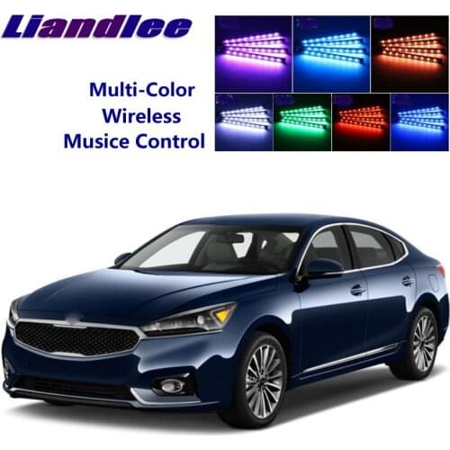Liandlee Car Neon Color-Changing Light of Atmibient Inside Footwell Light For KIA Cadenza K7 VG 2010~2015