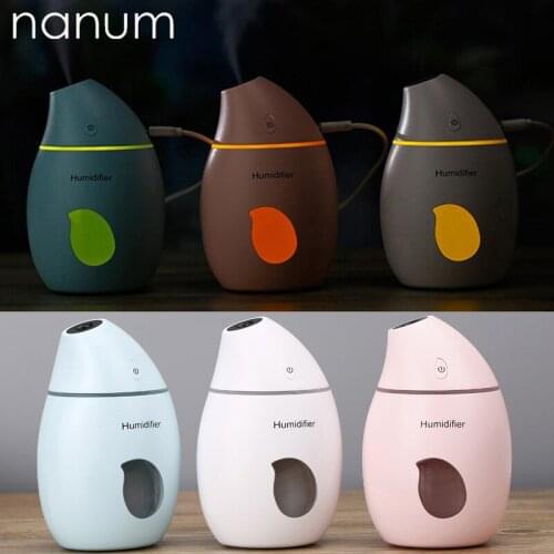 Car Air Freshener Mango Cup Humidifier USB Mini Ultrasonic Essential Oil Diffuser LED Purifier Mist Maker