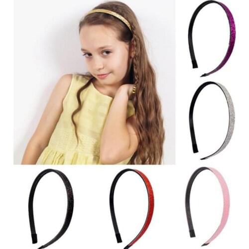 Colorful princess childrens headband handmade candy color glitter headband jewelry for elementary and middle school students