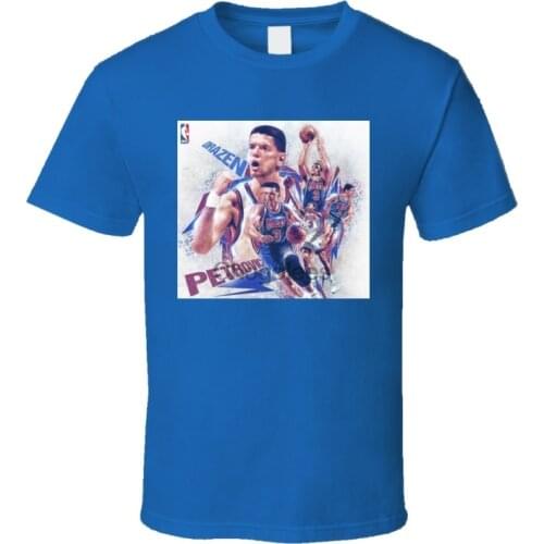 Drazen Petrovic New Jersey Croatia T Shirt