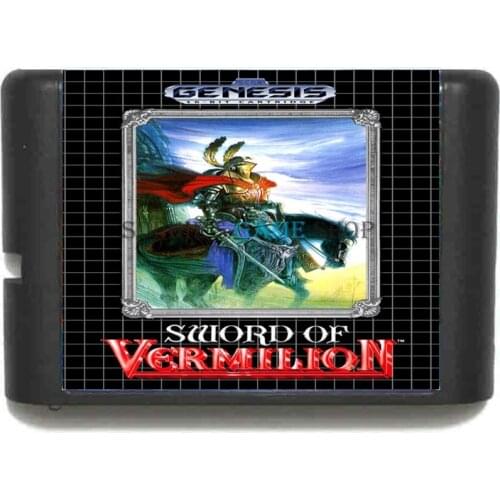 Sword of Vermilion Game cartridge 16 bit Game card for MegaDrive / Genesis system Drop shipping