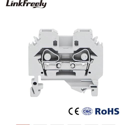10pcs 282-101 Terminator Press Electrical Wire Terminal Block Connectors Plug-in Spring Quick Wire Connection Terminals Din Rail