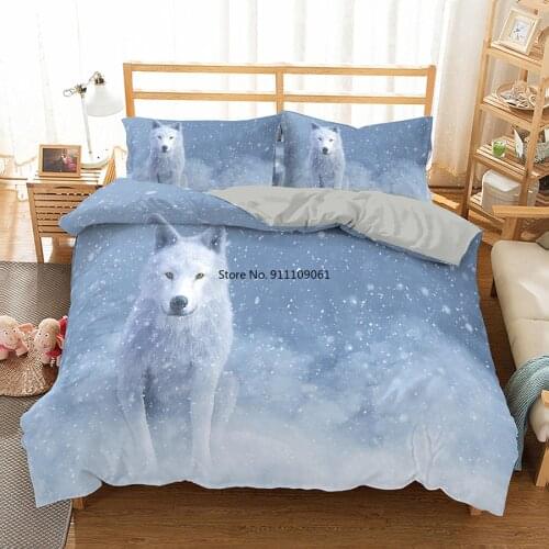 Wolf Horse 3d Bedding Set High Quality Animal Duvet Cover Queen 220x240 A Boys Quilt Cover Double Bed Cover and Pillowcase
