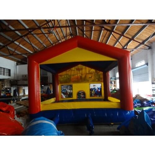 Outdoor Customized Inflatable Bounce House Trampoline Inflatable Jumping Castle with Slide PVC Bounce Combo