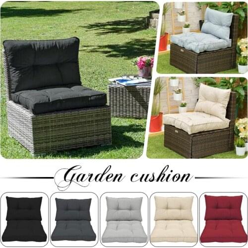 Outdoor Bench Cushions Garden Wicker Chair Cushion Sofa Chair Back And Seat Cushion Pads Replacement Hammock Cushions