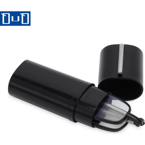 2021 New Mini Foldable Reading Glasses with Tube Case Lightweight Spring Hinge Anti Blue Light Computer Presbyopia Eyeglasses