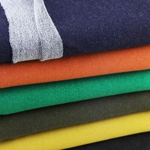 Buulqo New arrival 50cmx180cm retro fake denim knitted fabrics DIY fashion clothing cotton fabric