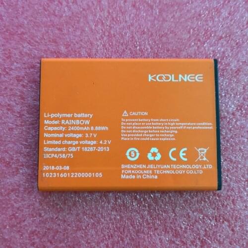 Original High Quality 2400mAh battery for KOOLNEE RAINBOW Cell Phone