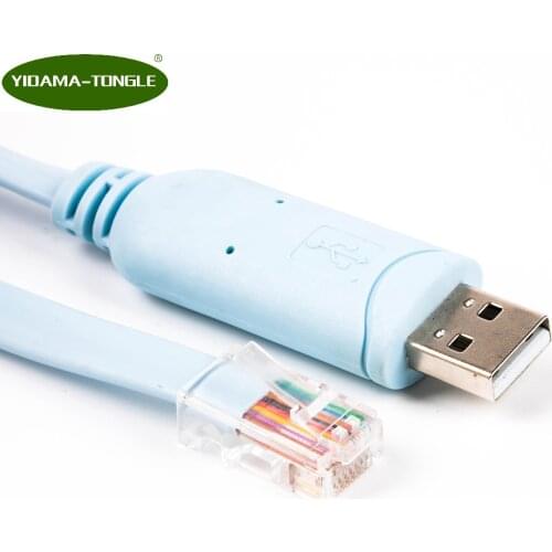 PL2303 USB rs232 to RJ45 Adapter Converter modem Console Cable for cisco/Huawei router cable 6FT