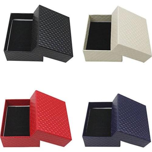 1PC Jewelry Set Gift Box Ring Necklace Bracelets Earring Gift Packaging Boxes With Sponge Inside square Gift Box Holder