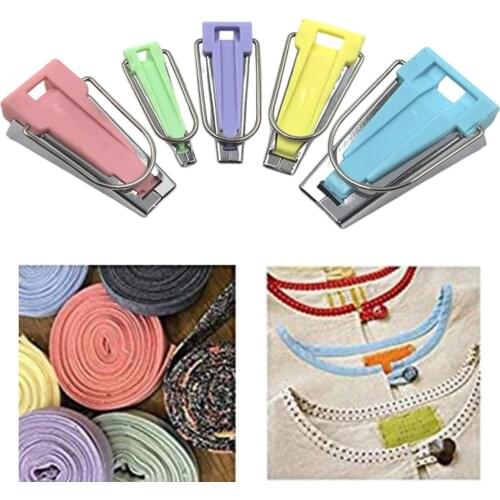 Sewing Fabric Bias Tape Maker Set of 5 Sizes 6mm 9mm 12mm 18MM 25MM DIY Binding Foot Quilting Tool