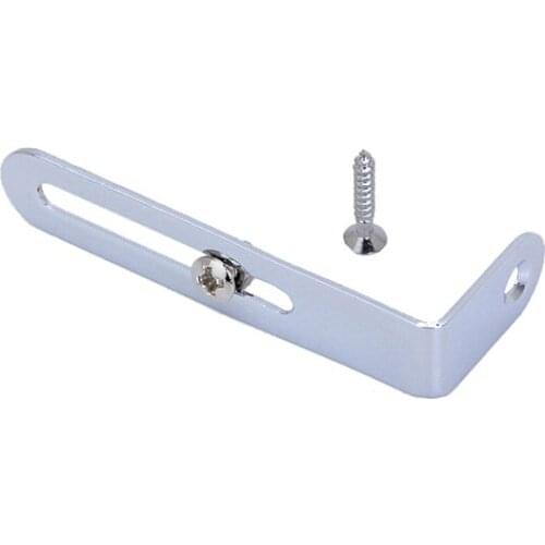 Silver Nickel Plating Pickguard Bracket with Nut Screw Stringed Instruments for Electric Guitar Replacement Accessories