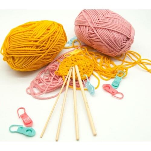 4Pcs/Set 3/4/5/6mm Wooden Crochet Hook Set Knitting Needle Hand Knit Tool Knitting Needles Crochet Hook Sweater crochet hooks