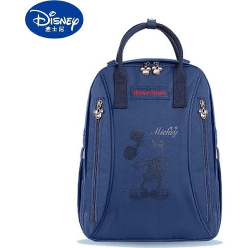 Disney Mickey Minnie Diaper Bag Mummy Bag Fashionable Backpack Large Capacity Multifunctional Handbag Outing Waterproof Backpack