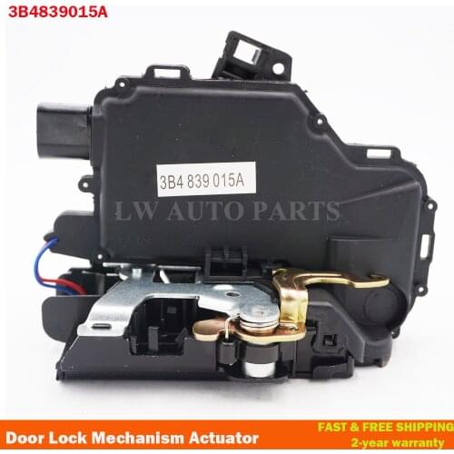 Fast shipping Rear Left Door Lock Mechanism For VW GOLF BORA LUPO PASSAT B5 MK4 3B4839015A RL For SEAT Skoda