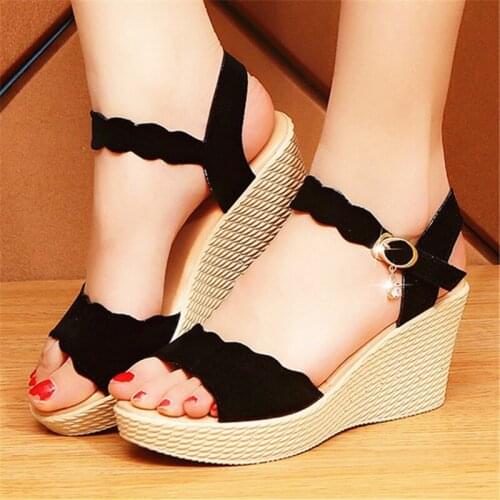 Women Summer Shoes Sandals Platform Wedge Sandals Female Shoe Buckles Strap Ladies Girls Shoes Sandalias De Las Mujeres Women