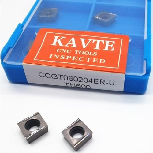 10pcs CCGT060202 CCGT060204 CCGT09T302 CCGT09T304 ER-U CCGT060204 CCGT09T304 EL-U TN600 Ceramic highlights cutting tools inserts