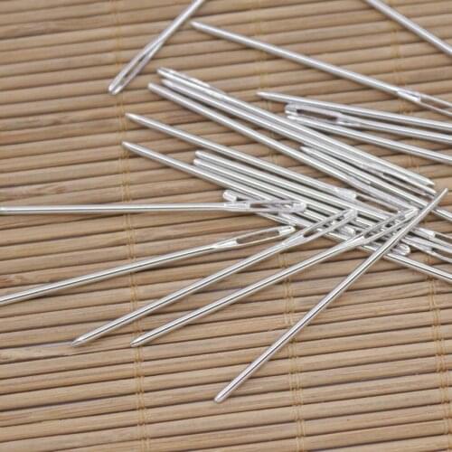 30 PCS Hand Sewing Craft Needle Length 52mm Dia. 1.5mm Jewelry Tool