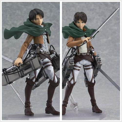 Attack on Titan Levi Ackerman Action Figure Model Collection with Box 15cm