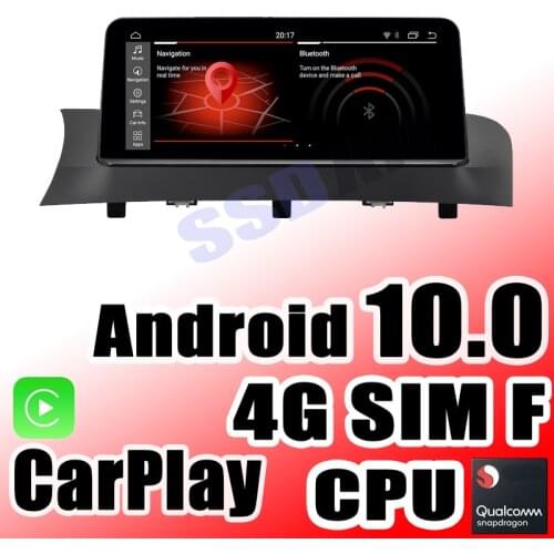 Car Navi GPS Navigation Android 10 For BMW X3 X4 F26 F25 35i 40i 45i 30i EVO Audio XDrive Carplay Multimedia Stereo System