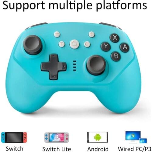 Bluetooth Gamepad Wireless Pro Controller For Nintendo Switch,Switch Lite Android Wired PC P3 With Turbo,Gyro & Dual Vibration