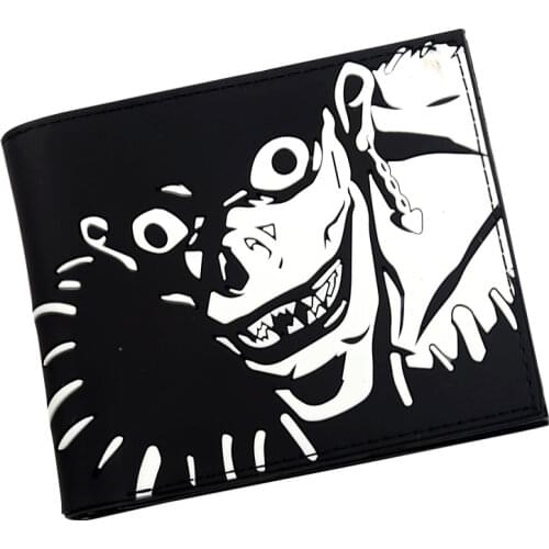 Death Note Black Bi-Fold Wallet for Cosplay Anime Manga Purse Card money Holder