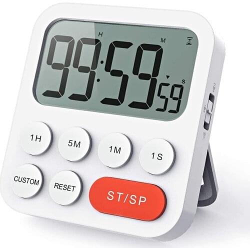 LCD Digital Kitchen Timer for Cooking Study Shower Stopwatch Counter Alarm Clock Time Timer Manual Electronic Countdown Reminder