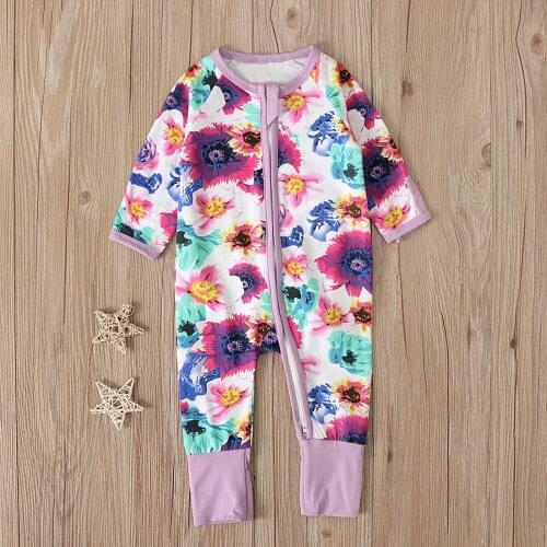 Newborn Baby Boys Girls Long-sleeve Cartoon Rompers Jumpsuit Clothes Outfits Baby Romper Infant Costumes Pajamas Infant Clothing