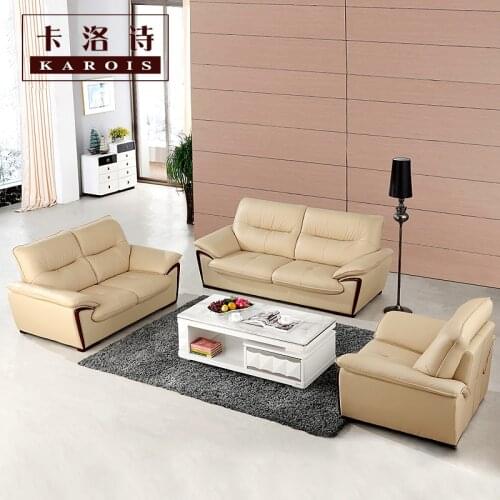 KAROIS Modern minimalist Genuine Leather sofa latest sofa designs furniture living room modern leather 3 2 1sectional sofa set