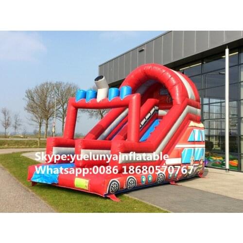 China Guangzhou) manufacturers selling inflatable slides,Firefighter slide KY-679