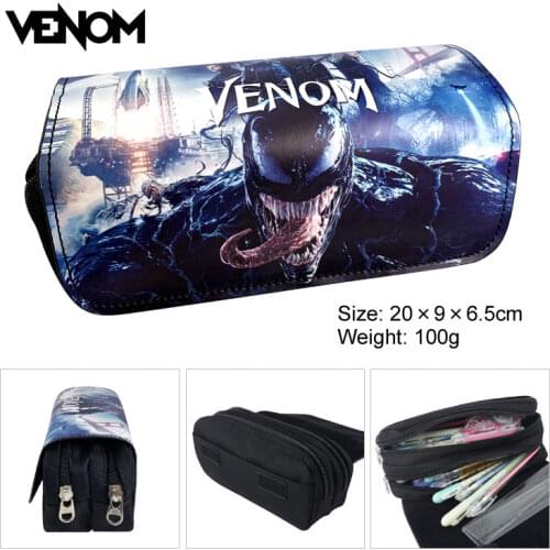 Marve Lvenom Anime School Supplies Pen Case Pencil Bag Stationery