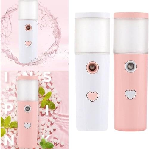 Mini Nano Face Cool Mist Sprayer Hydrating Moisturizing Steamer Humidifier Mini Skin Care Hydration Mini Face Mister Sprayer