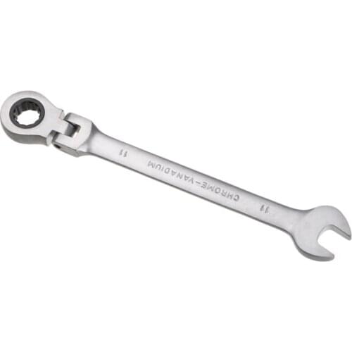 Set Chiavi 2015 Rushed Direct Selling Wrench Set Tool Kit 11mm Metric Chrome Flexible Head Ratchet Action Spanner Nut