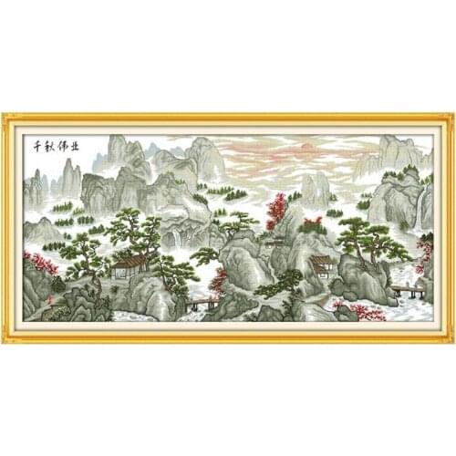 Great achievement cross stitch kit 14ct 11ct count print canvas stitching embroidery DIY handmade needlework craft kit for audlt