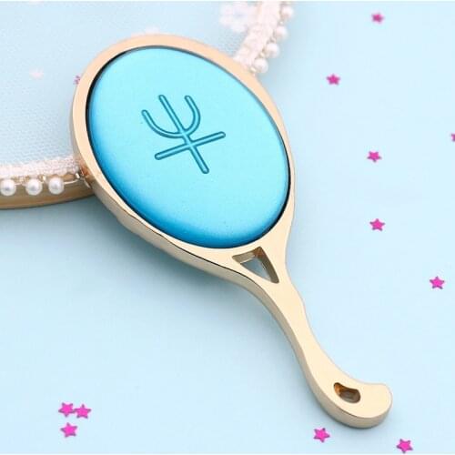 New Anime Sailor Moon Kaiou Michiru Neptune Cosplay Cosmetic Mirror Mini Metal Handheld Makeup Mirror Small Pocket Mirrors