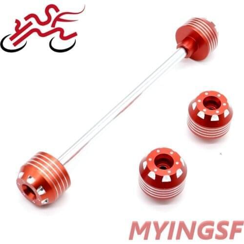 Front Rear Axle Fork Crash Sliders For YAMAHA MT-09 FZ-09 FJ-09 MT09 Tracer 2014-2020 19 Motorcycle Accessories Wheel Protector