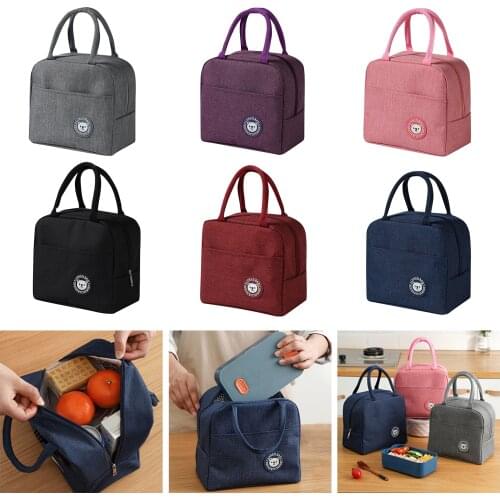 Portable Lunch Bag Cooler Tote Insulated Thermal Cold Food Container School Picnic for Men Women Kids Travel Lunch Bag