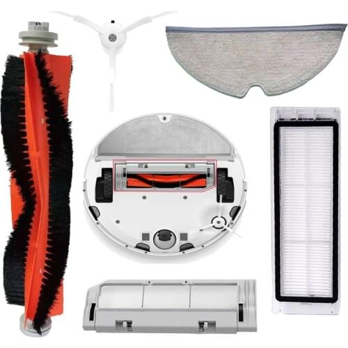 Roborock Original accessory of xiaomi Filter Side Brush Mop Main Brush Cover Roborock S50 S51 S60 S65 S4 E25 Robot Replacements