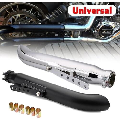 Universal Motorcycle Exhaust Muffler Pipe Tip Retro Vintage Rear Pipe Tube Exhause For Honda/Yamaha/Suzuki