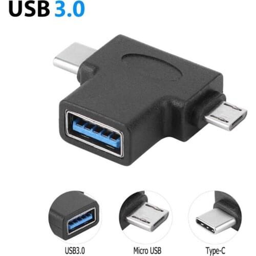 USB HUB 4 Port USB 3.0 Splitter With Micro USB Power Port Multiple High Speed OTG Adapter For Computer Laptop Mouse Accessories