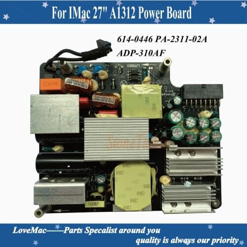 High quality A1312 Power Supply 310W 614-0446 for IMac 27" A1312 Power Board 2009 2010 2011 ADP-310AF B PA-2311-02A 100% tested