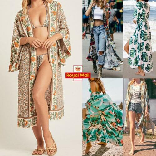 2019 Newest Hot Luxury Cover Ups Women Summer Holiday Beach Bikini Cover Up Boho Casual Party Sun Long Dresses Sundress 5 style