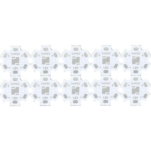 10pcs XHP50 XHP70 6V 12V Superconducting And Ordinary Aluminum Substrate Suitable For Original CREE XHP50/XHP70 Lamp Beads