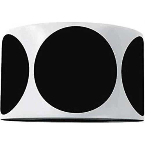 120pcs/roll Blank Label Round Chalkboard Sticker Kitchen Pantry Labels for Canning Mason Spice Jars Reusable