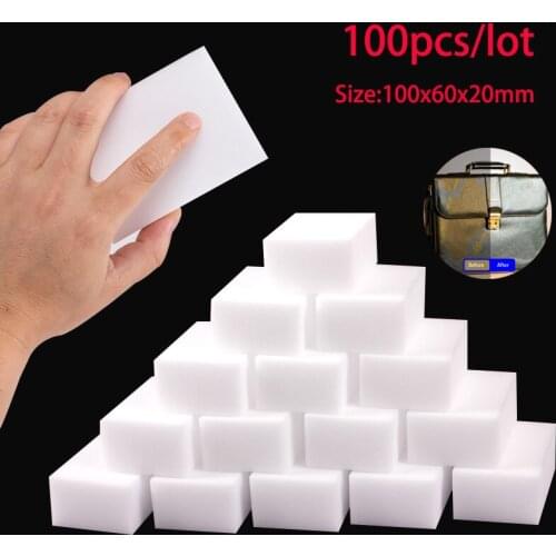 20PCS Magic Sponge 10x6x2cm Melamine Sponge Eraser for Kitchen Office Bathroom Melamine Cleaning Product Brush Household Goods