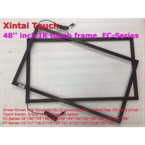 48 inch 10 touch points IR touch frame,touch screen overlay kit (16:9) ratio
