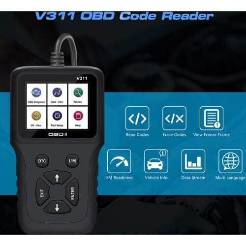 Obd2 V311 Car Diagnostic Tool Code Reader Car Scanner Tool Reset Car Diagnostic Tool For All Cars