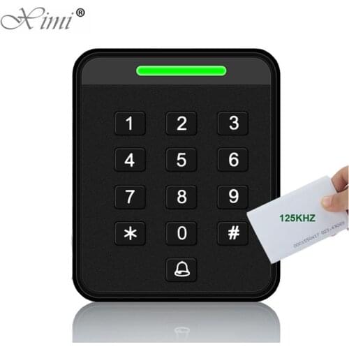 ZK 125KHz 13.56Mhz EM IC Access Control Cards RFID Card Door Access Control Keypads Standalone Access Controller System