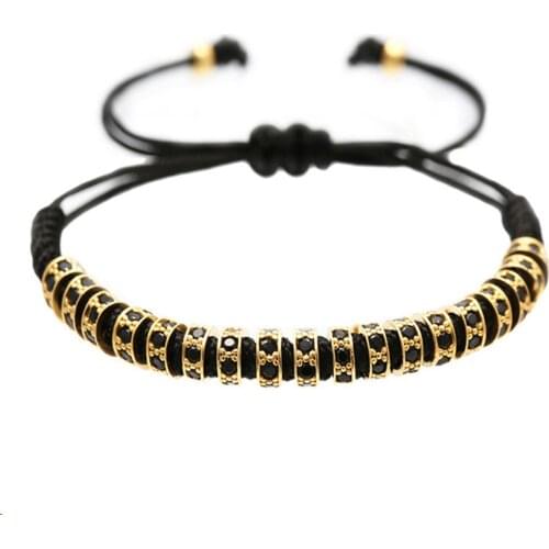 2017 Fashion Stainless Steel Cutter Bracelets For Men Women Luxury Braided Macrame Charm Bracelets Jewelry pulsera hombres